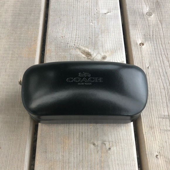 Coach Empty Black Sunglasses/Glasses Case - Picture 1 of 9